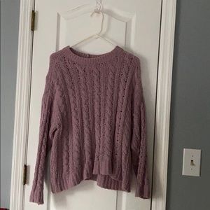 American Eagle Purple Sweater